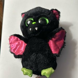 Rare Find:  Ty Kids Black Dart The Bat beanie.